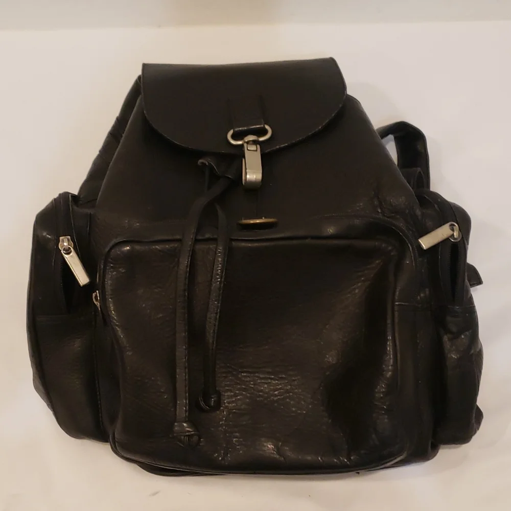 Genuine Leather Backpack Multi-functional Elegant unisex - Picture 8 of 16